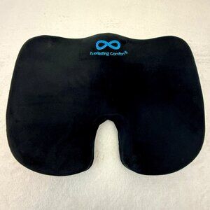 Everlasting Comfort Pressure Relief Seat Cushion For Office/Home Chair Black